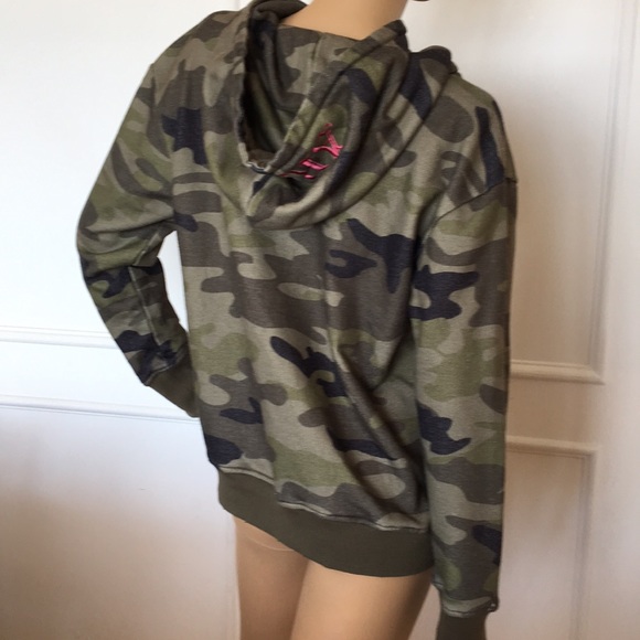 AFRM Cami Army Oversized Sweatshirt Hoodie S M - Picture 4 of 8